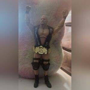 Steve Austin Action Figure with Championship Belt